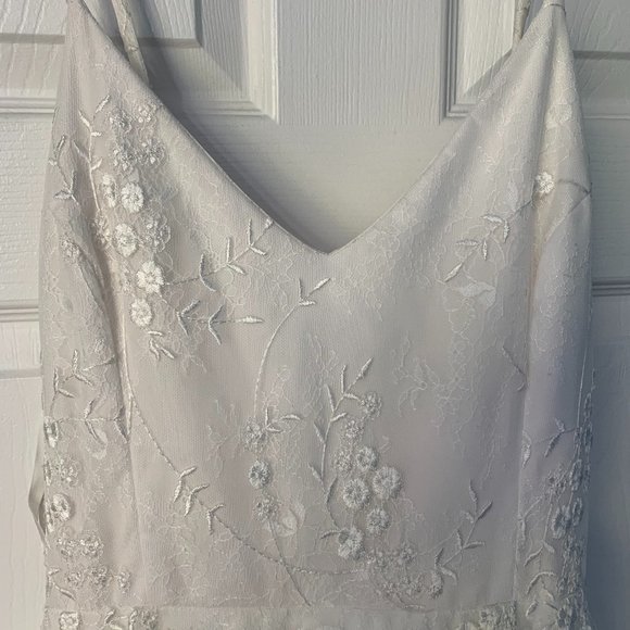 NWT Tara Lauren Carmen Wedding Bridal Dress with Embroidered Tulle - Picture 4 of 15